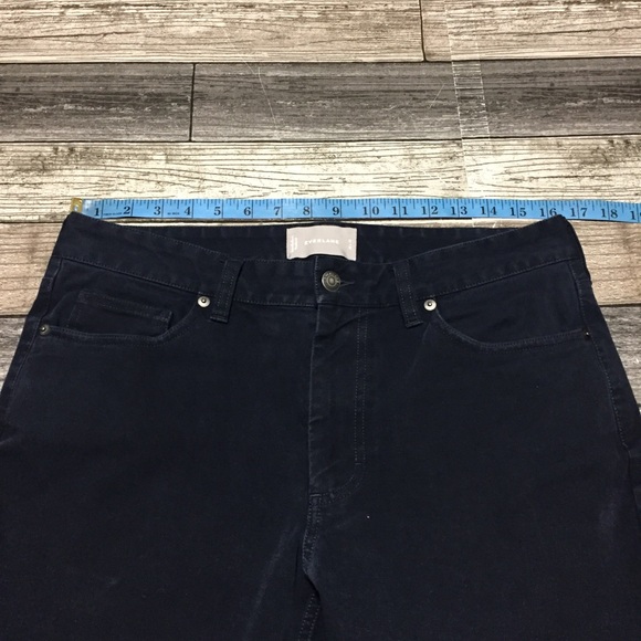 Everlane Chino Pants Men’s 32x32 Navy Blue Stretch Canvas (Read Desc) - Picture 4 of 10